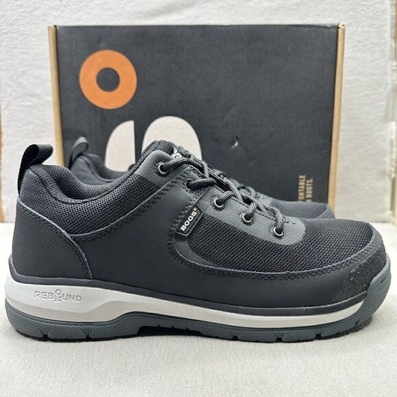 Bogs Black Lace Up Boots - Picture 1 of 8